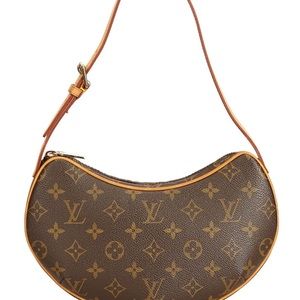 Louis Vuitton Croissant shape leather shoulder purse